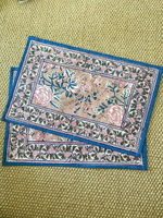 LCA Placemats (set 4) Blue, pink & blush