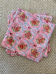 LCA Napkins (Coral red floral)