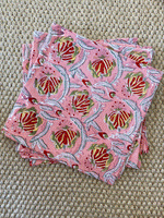 LCA Napkins (Coral red floral)