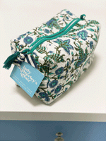 LCA Cosmetic/Toiletry Bag - MED (Teal & Blue)